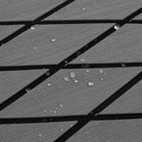 Pavimento per Barca grigio chiaro e nero 190 x 70 cm