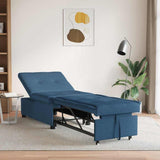 Divano Letto Estraibile Blu 194 x 50 x 82 cm Tessuto