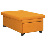Divano Letto Estraibile Giallo Scuro 194 x 50 x 82 cm Tessuto