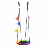 Altalena a nido Blu 60 x 60 x 180 cm Poliestere