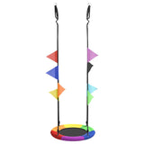 Altalena a nido Blu 60 x 60 x 180 cm Poliestere