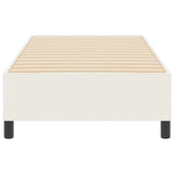 Struttura letto piattaforma Crema 80 x 200 cm Tessuto in Cords