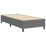 Struttura letto piattaforma Grigio chiaro 90 x 190 cm Tessuto