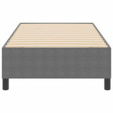 Struttura letto piattaforma Grigio chiaro 90 x 190 cm Tessuto