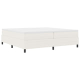 Struttura letto piattaforma Crema 200 x 200 cm Tessuto in Cords