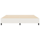 Struttura letto piattaforma Crema 200 x 200 cm Tessuto in Cords