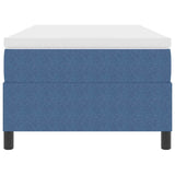 Letto a molle Blu e Bianco 80 x 200 cm Tessuto in Cords