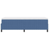 Letto a molle Blu e Bianco 80 x 200 cm Tessuto in Cords
