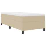 Letto a molle Grigio chiaro e bianco 80 x 200 cm