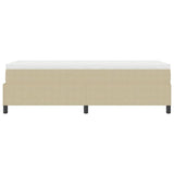 Letto a molle Grigio chiaro e bianco 80 x 200 cm