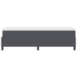 Letto a molle Grigio Scuro e Bianco 90 x 200 cm