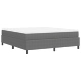 Letto a molle Grigio chiaro e bianco 203 x 180 x 60 cm