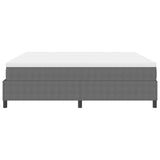 Letto a molle Grigio chiaro e bianco 200 x 200 cm