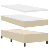 Letto a Sorgente LED Grigio chiaro e bianco 80 x 200 cm