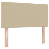 Letto a Sorgente LED Grigio chiaro e bianco 80 x 200 cm