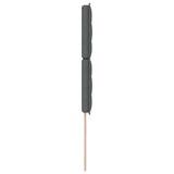 Testiera Altezza regolabile Manuale Grigio scuro 100 cm Tessuto