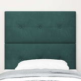 Testiera Verde Scuro 80 cm Velluto