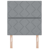 Testiera Grigio chiaro 80 cm Tessuto