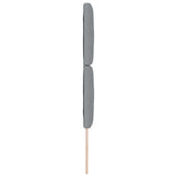 Testiera Grigio chiaro 80 cm Tessuto