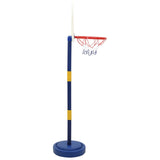 Stand da Basket con Palla e Pompa Regolabile Altezza 90/121 cm