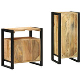 Set di mobili per il bagno 2 pcs Legno di mango massello