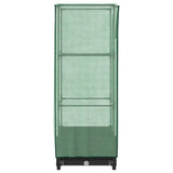 Letto Rialzato con Copertura Serra Effetto Rattan 40x40x123 cm