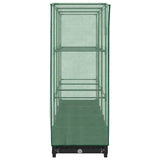 Letto rialzato con copertura per serra effetto rattan 120x40x123 cm