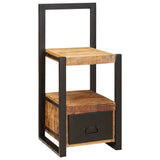 Appendiabiti Marrone 40 x 40 x 90 cm Legno massello di mango