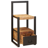 Appendiabiti Marrone 40 x 40 x 90 cm Legno massello di mango