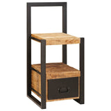 Appendiabiti Marrone 40 x 40 x 90 cm Legno massello di mango