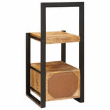 Appendiabiti Marrone 40 x 40 x 90 cm Legno massello di mango