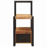 Appendiabiti Marrone 40 x 40 x 90 cm Legno massello di mango