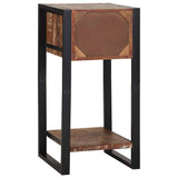 Tavolino Multicolore 40 x 40 x 80 cm Legno massello riciclato