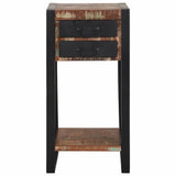 Tavolino Multicolore 40 x 40 x 80 cm Legno massello riciclato