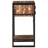 Tavolino Multicolore 40 x 40 x 80 cm Legno massello riciclato