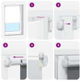 Tenda a Rullo Oscurante 100x150 cm Larghezza Tessuto 95,7 cm