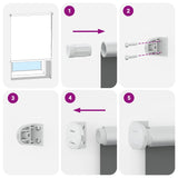 Tenda a Rullo Oscurante 60x230 cm Larghezza Tessuto 55,7 cm