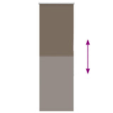 Tenda a Rullo Oscurante 40x130 cm Larghezza Tessuto 35,7 cm
