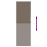 Tenda a Rullo Oscurante 50x130 cm Larghezza Tessuto 45,7 cm