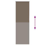 Tenda a Rullo Oscurante 60x130 cm Larghezza Tessuto 55,7 cm