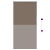 Tenda a Rullo Oscurante 80x130 cm Larghezza Tessuto 75,7 cm