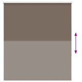 Tenda a Rullo Oscurante 125x150 cm Larghezza Tessuto 121,6 cm