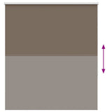 Tenda a Rullo Oscurante 140x150 cm Larghezza Tessuto 136,6 cm