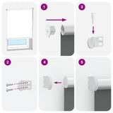 Tenda a Rullo Oscurante 165x150 cm Larghezza Tessuto 161,6 cm