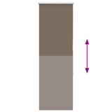 Tenda a Rullo Oscurante 50x175 cm Larghezza Tessuto 45,7 cm