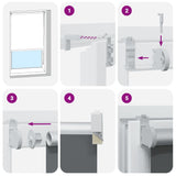 Tenda a Rullo Oscurante 160x210 cm Larghezza Tessuto 156,6 cm