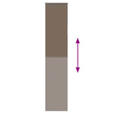 Tenda a Rullo Oscurante 55x230 cm Larghezza Tessuto 50,7 cm