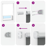 Tenda a Rullo Oscurante 70x130 cm Larghezza Tessuto 65,7 cm