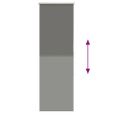 Tenda a Rullo Oscurante 55x150 cm Larghezza Tessuto 50,7 cm