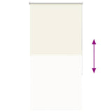 Tenda a Rullo Oscurante 80x130 cm Larghezza Tessuto 75,7 cm